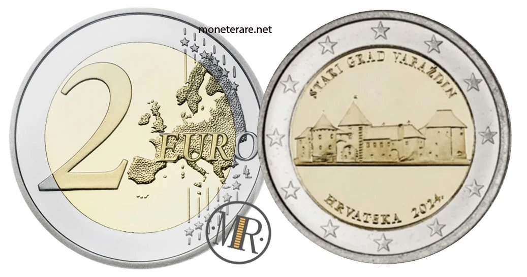 2 Euro Commemorativi Croazia 2024 – Centro storico di Varaždin