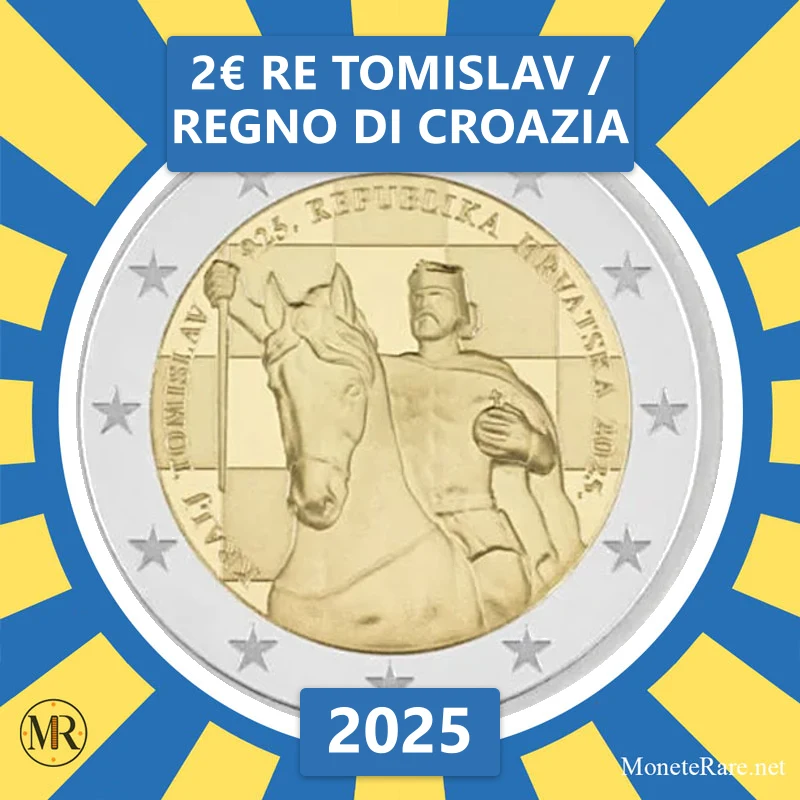2€ Re Tomislav / Regno di Croazia 2025 Croazia (foto moneta)