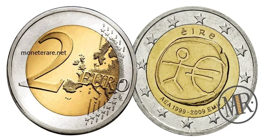 2 Euro Commemorativi Irlanda 2009 EMU