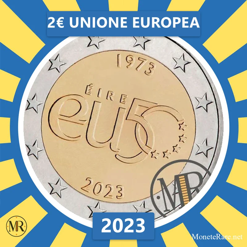 2€ Unione Europea 2023 Irlanda (foto moneta)