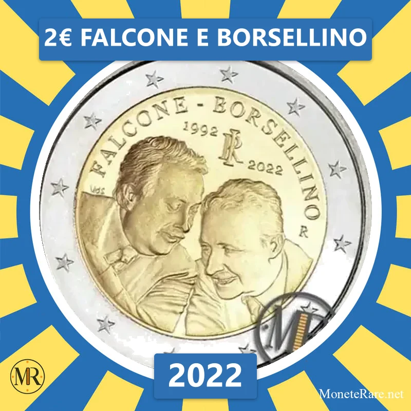 2€ Falcone e Borsellino 2022 Italia (foto moneta)