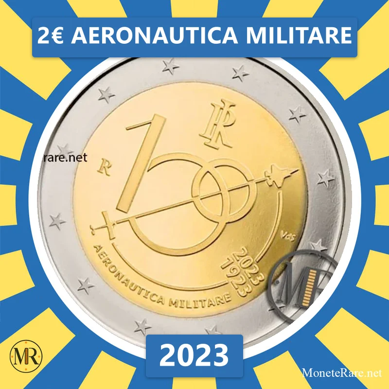2€ Aeronautica Militare 2023 Italia (foto moneta)