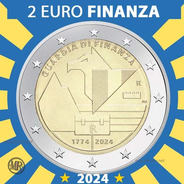 2€ Guardia di Finanza 2024 Italia (foto moneta)