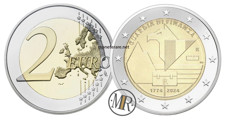 2 Euro Commemorativi Italia 2024 – Guardia di Finanza