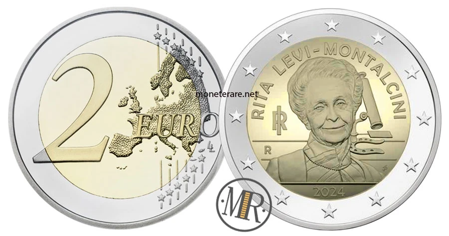 2 Euro Commemorativi Italia 2024 – Rita Levi-Montalcini