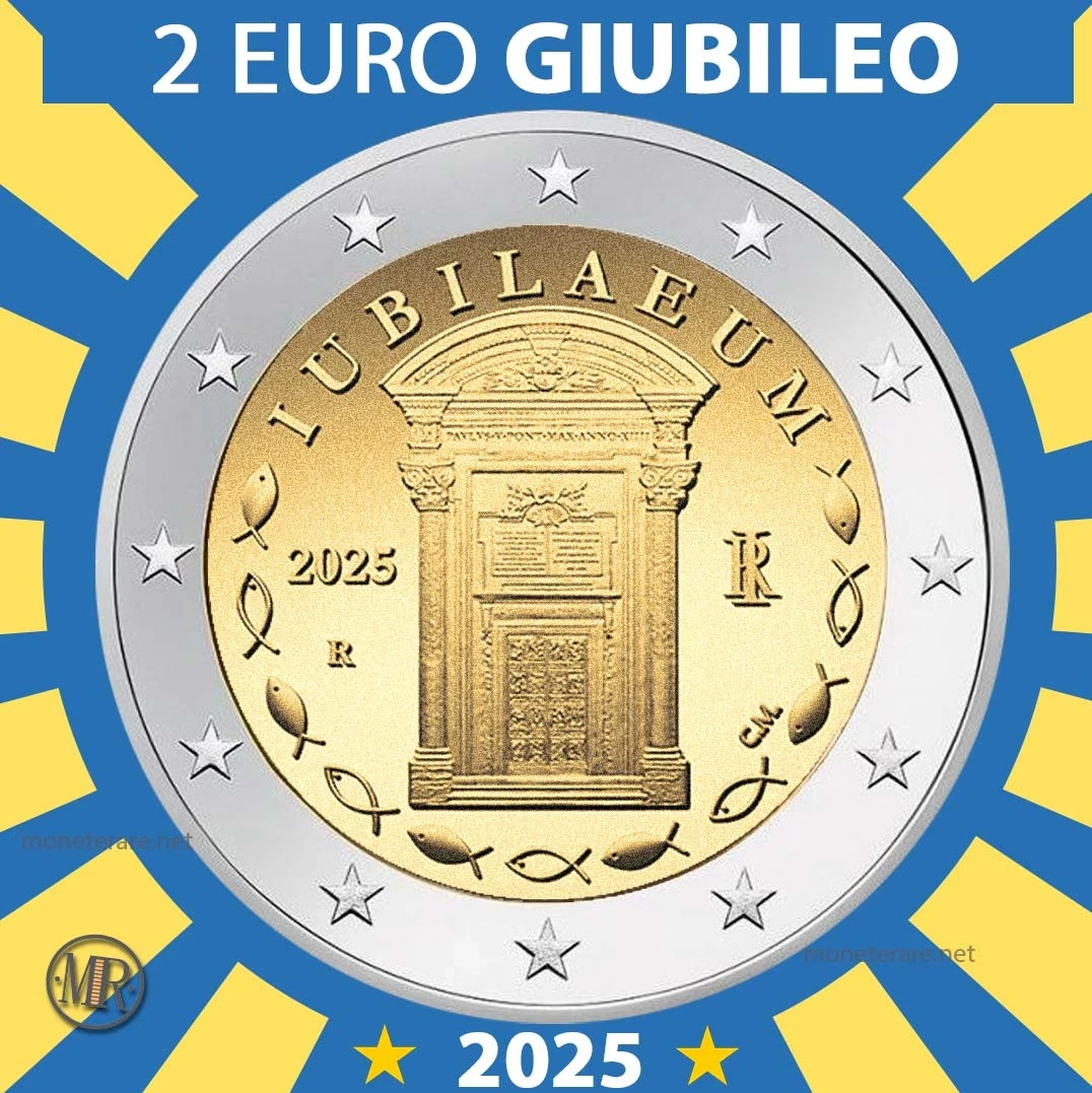 2€ Giubileo della Speranza 2025 Italia (foto moneta)