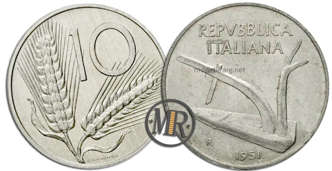 10 Lire 1951 Valore Descrizione e Rarità della 10 Lire Spiga 10 Lire 1951 Valore Descrizione e Rarità