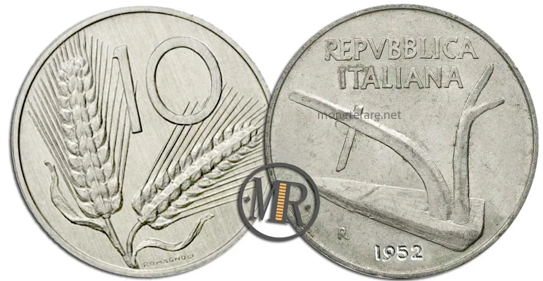 10 Lire 1952 Valore Descrizione e Rarità