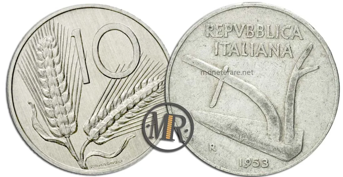 10 Lire 1953 Valore Descrizione e Rarità