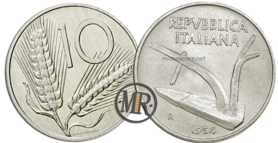 10 Lire 1954 Valore Descrizione e Rarità