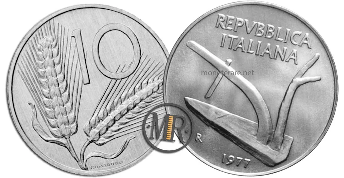 10 Lire 1977 Valore Descrizione e Rarità