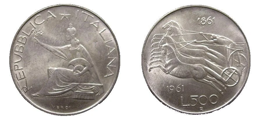 500 lire 1961 centenario
