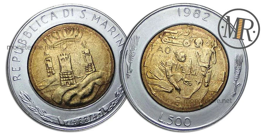 500 Lire 1982 San Marino