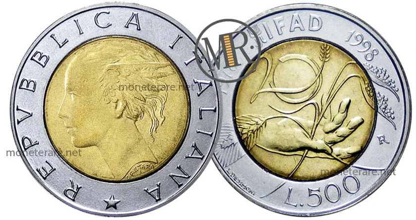 500 lire 1998 IFAD