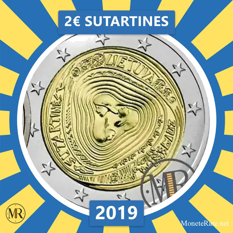 2€ Sutartines 2019 Lituania (foto moneta)