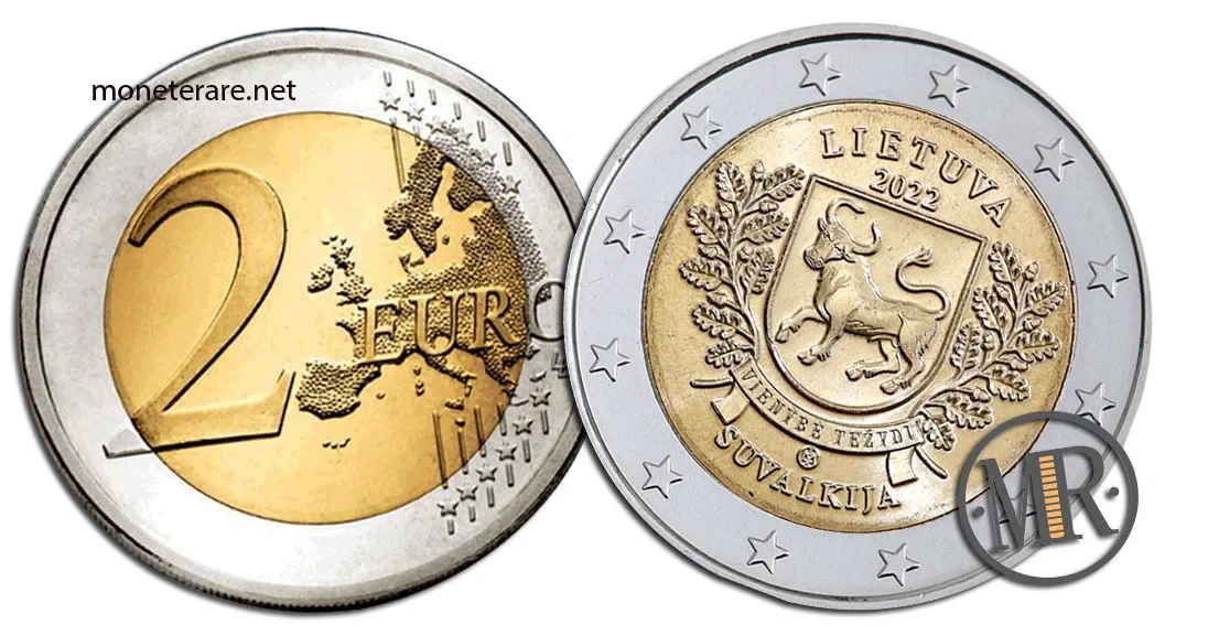 2 Euro Commemorativi Lituania 2022 Suvalkija