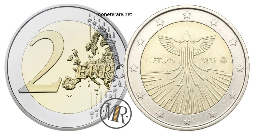 2 Euro Commemorativi Lituania 2026 – Indipendenza energetica