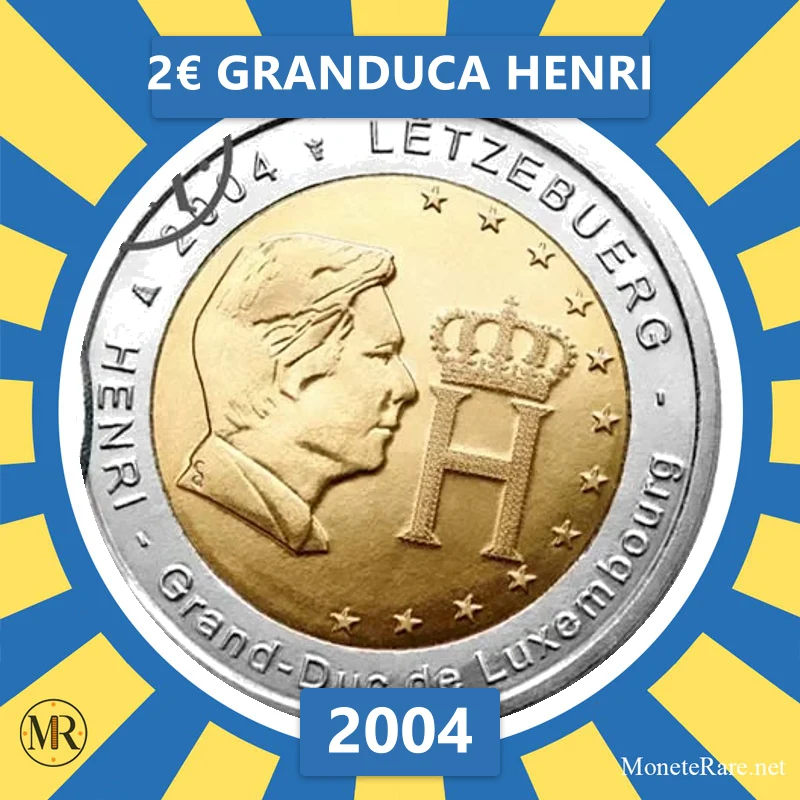 2€ Granduca Henri 2004 Lussemburgo (foto moneta)