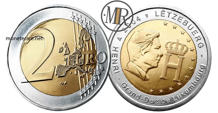 2 Euro Lussemburgo 2004 Commemorativi Granduca Henri