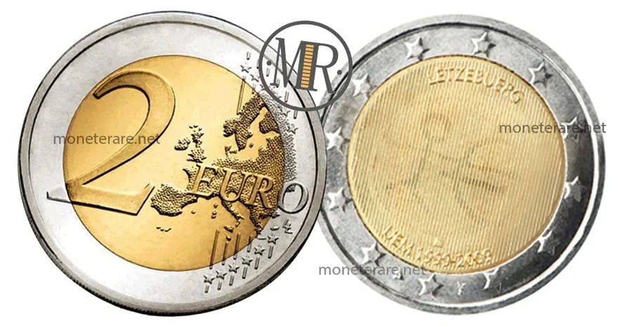 2 Euro Lussemburgo 2009 - Commemorativi UEM (Luxembourg - Letzebuerg)