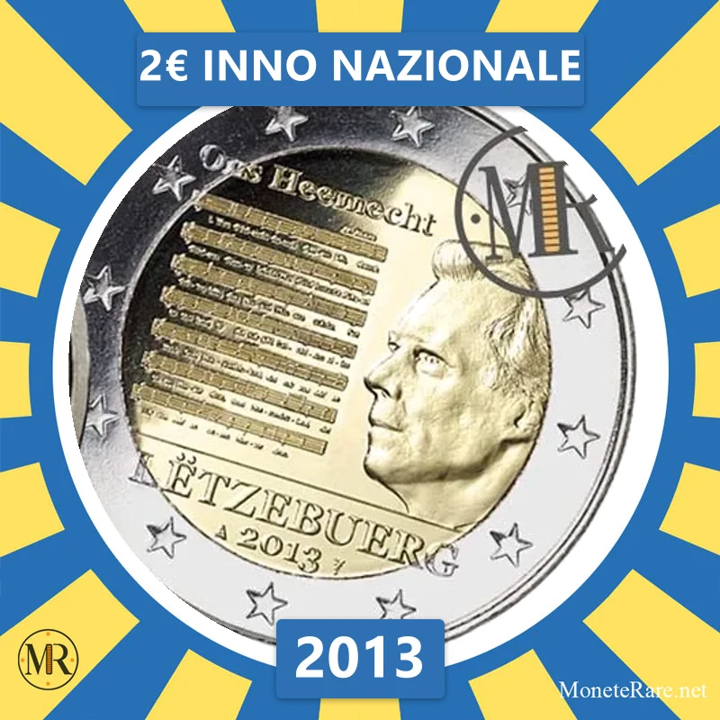 2€ Inno Nazionale 2013 Lussemburgo (foto moneta)