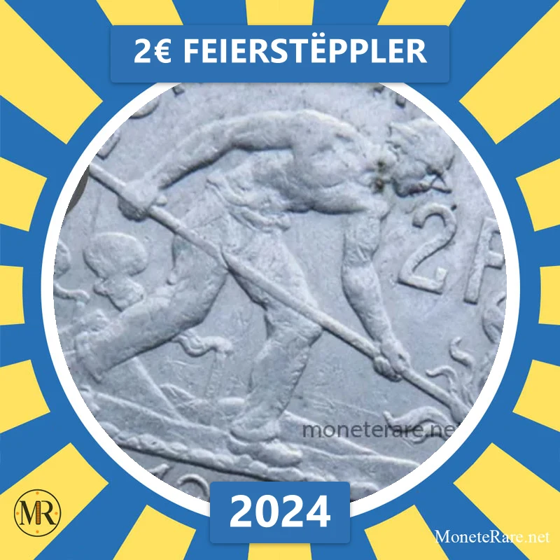 2€ Feierstëppler 2024 Lussemburgo (foto moneta)