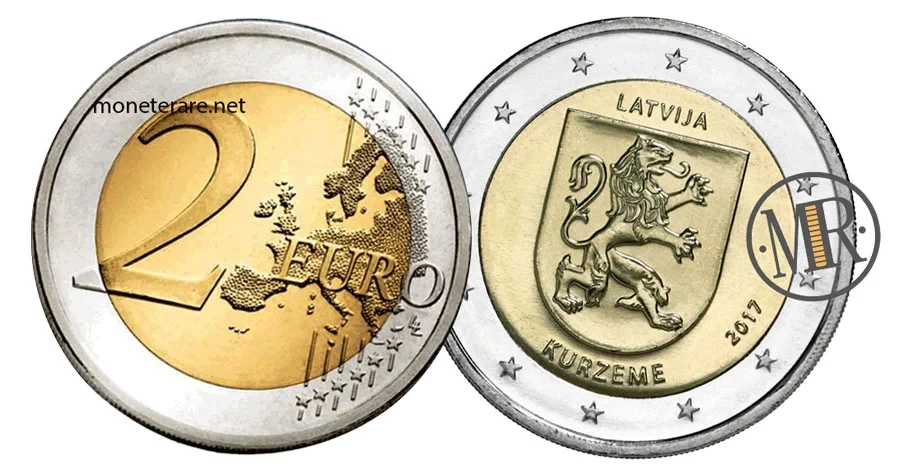 2 Euro Lettonia 2017 Commemorativi - Curlandia