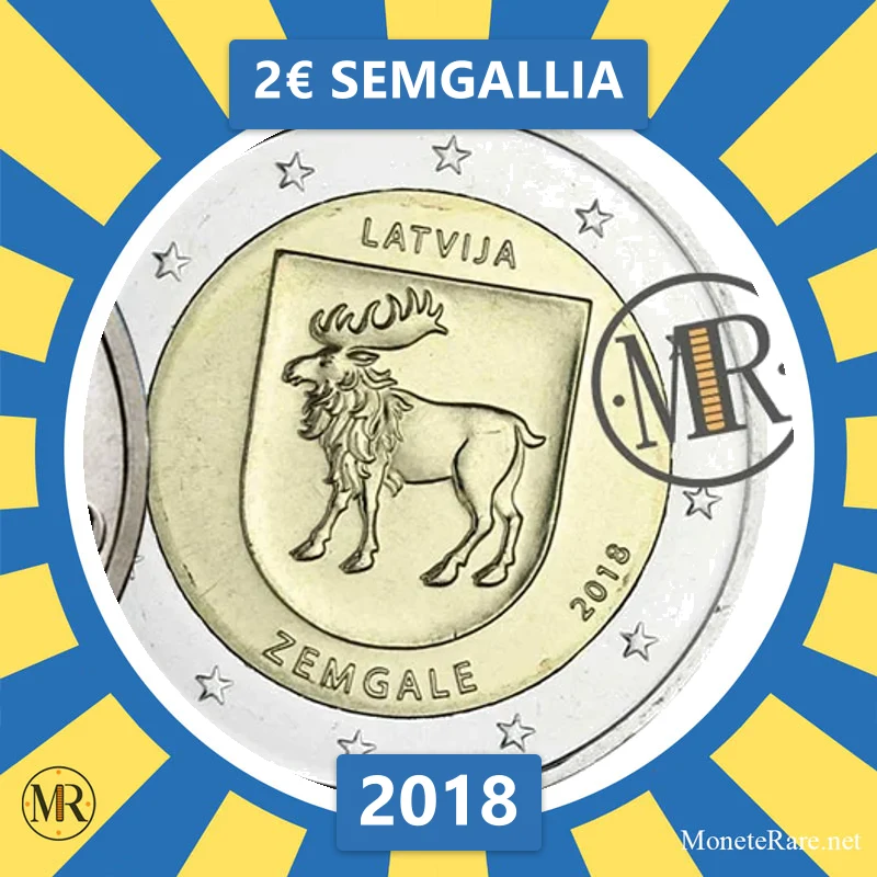 2€ Semgallia 2018 Lettonia (foto moneta)