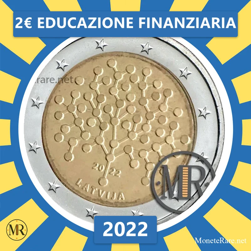 2€ Educazione Finanziaria 2022 Lettonia (foto moneta)