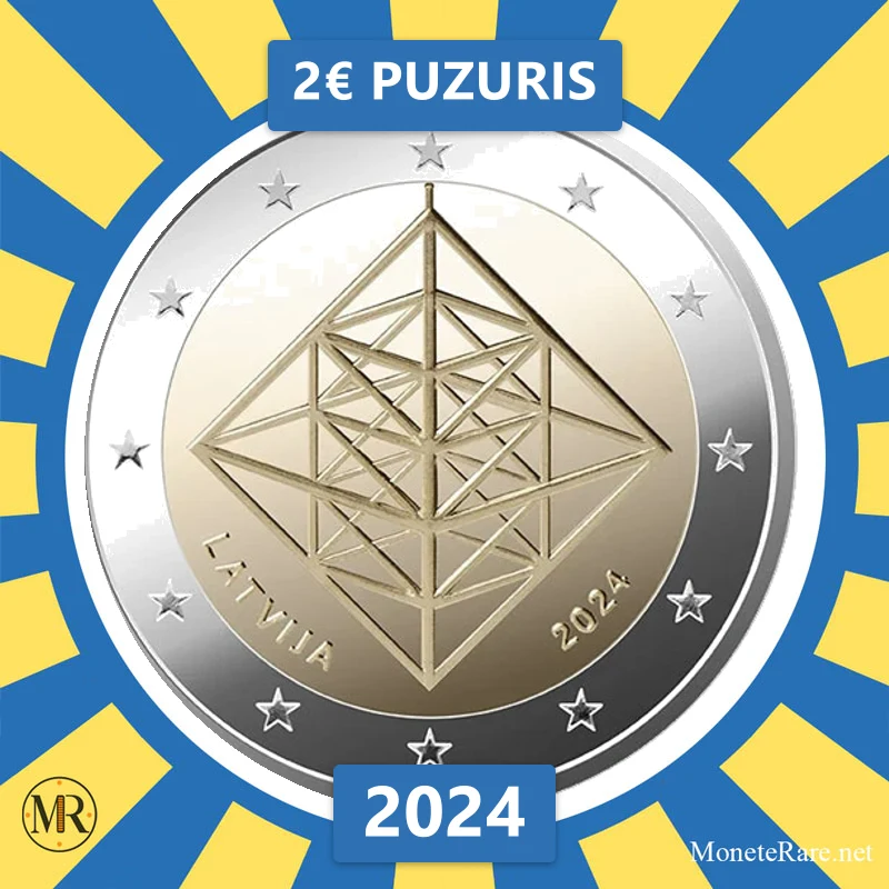 2€ Puzuris 2024 Lettonia (foto moneta)