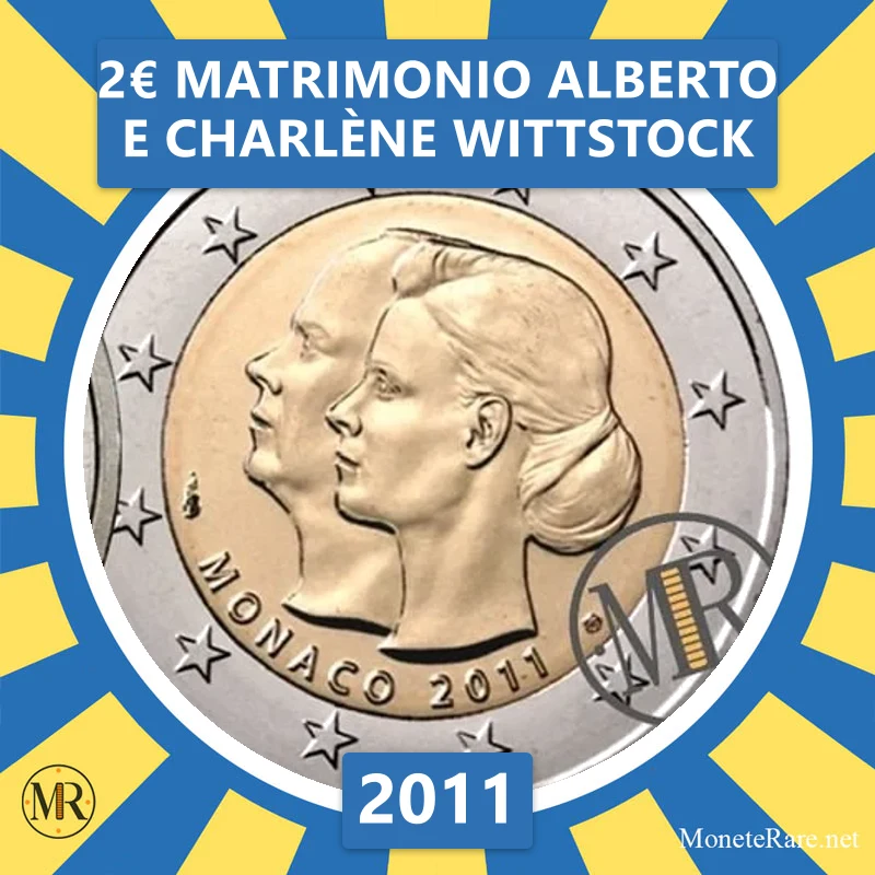 2€ Matrimonio Alberto e Charlène Wittstock 2011 Estonia 2€ Matrimonio Alberto e Charlène Wittstock 2011 Estonia (foto moneta)