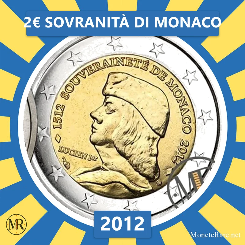 2€ Sovranità di Monaco 2012 Estonia 2€ Sovranità di Monaco 2012 Estonia (foto moneta)