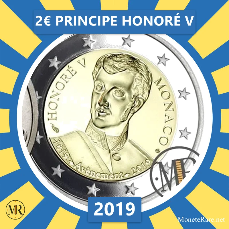 2€ Principe Honoré V 2019 Estonia 2€ Principe Honoré V 2019 Estonia (foto moneta)