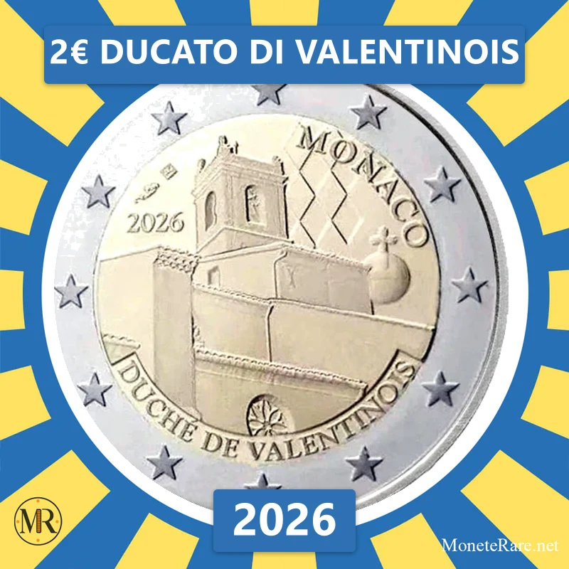 2€ Ducato di Valentinois 2026 Estonia 2€ Ducato di Valentinois 2026 Estonia (foto moneta)