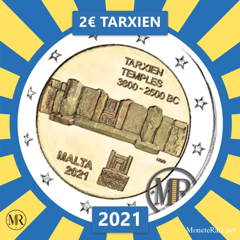 2€ Tarxien 2021 Malta (foto moneta)