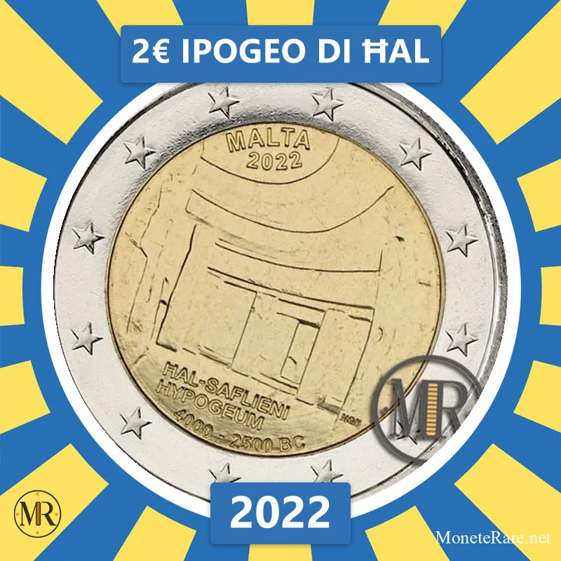 2€ Ipogeo di Ħal 2022 Malta (foto moneta)
