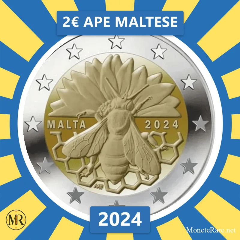 2€ Ape maltese 2024 Malta (foto moneta)