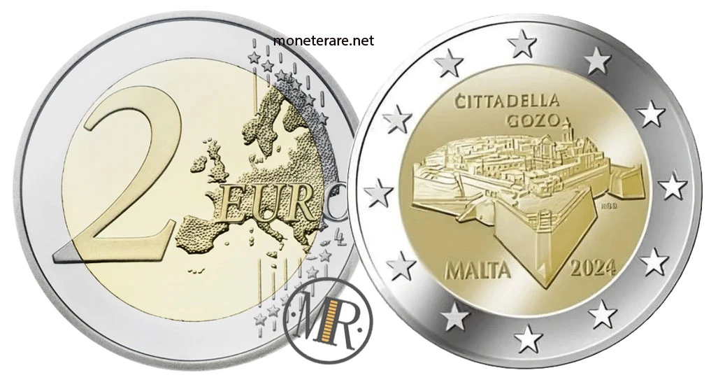 2 Euro Commemorativi Malta 2024 – Ċittadella Gozo