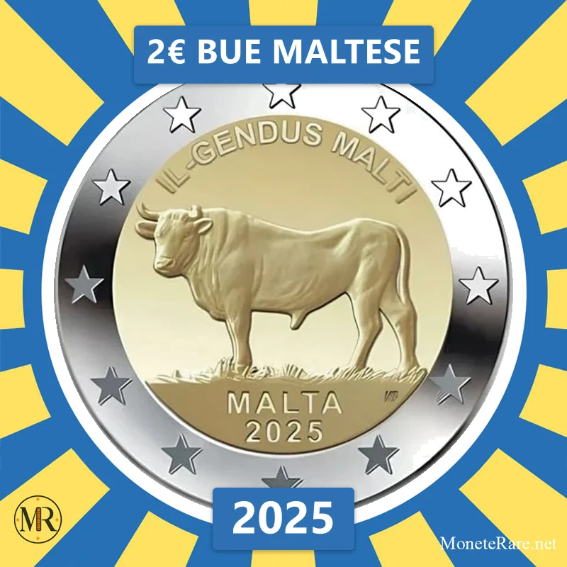 2€ Bue maltese 2025 Malta (foto moneta)