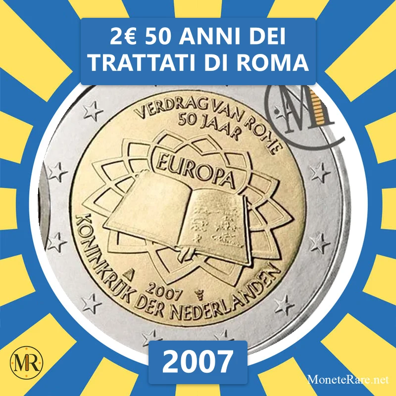 2€ 50 Anni dei Trattati di Roma 2007 Estonia (foto moneta)