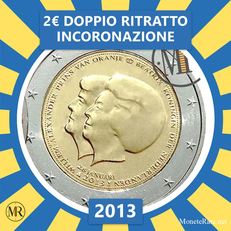 2€ Doppio ritratto incoronazione 2013 Estonia (foto moneta)