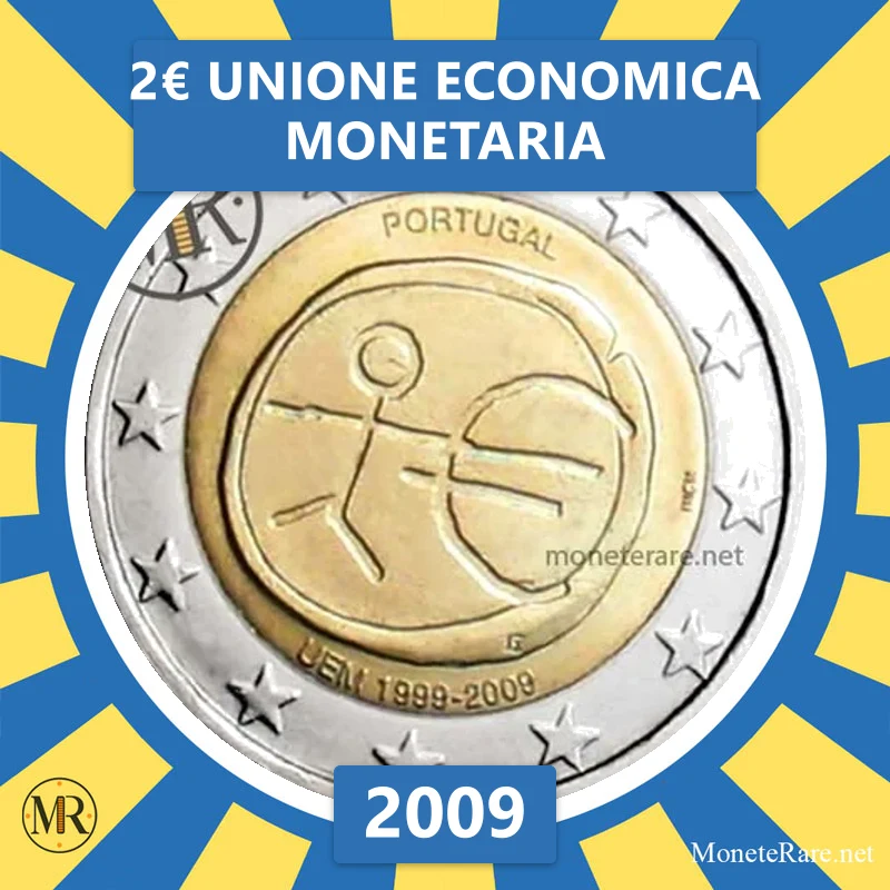 2€ Unione Economica Monetaria 2009 Estonia (foto moneta)