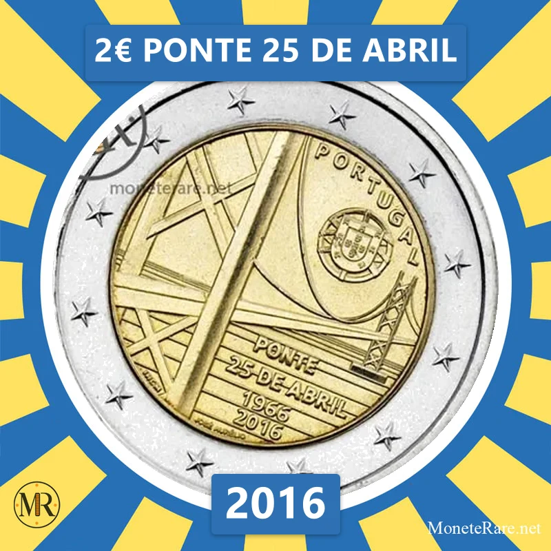 2€ Ponte 25 de Abril 2016 Estonia (foto moneta)