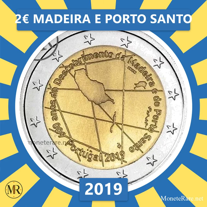 2€ Madeira e Porto Santo 2019 Estonia 2€ Madeira e Porto Santo 2019 Estonia (foto moneta)