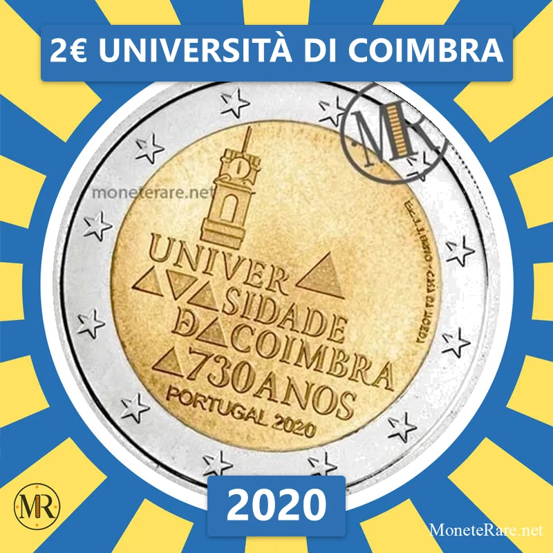 2€ Università di Coimbra 2020 Estonia 2€ Università di Coimbra 2020 Estonia (foto moneta)