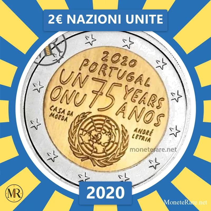 2€ Nazioni Unite 2020 Estonia 2€ Nazioni Unite 2020 Estonia (foto moneta)
