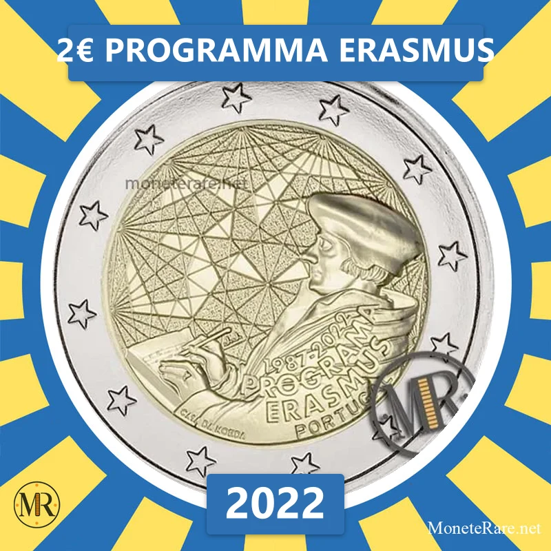 2€ Programma Erasmus 2022 Estonia 2€ Programma Erasmus 2022 Estonia (foto moneta)