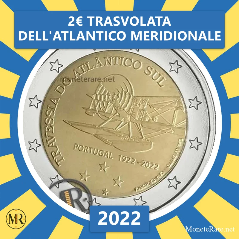 2€ Trasvolata dell'Atlantico Meridionale 2022 Estonia 2€ Trasvolata dell'Atlantico Meridionale 2022 Estonia (foto moneta)