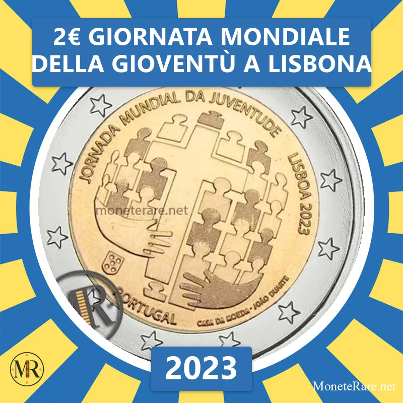2€ Giornata Mondiale della Gioventù a Lisbona 2023 Estonia 2€ Giornata Mondiale della Gioventù a Lisbona 2023 Estonia (foto moneta)