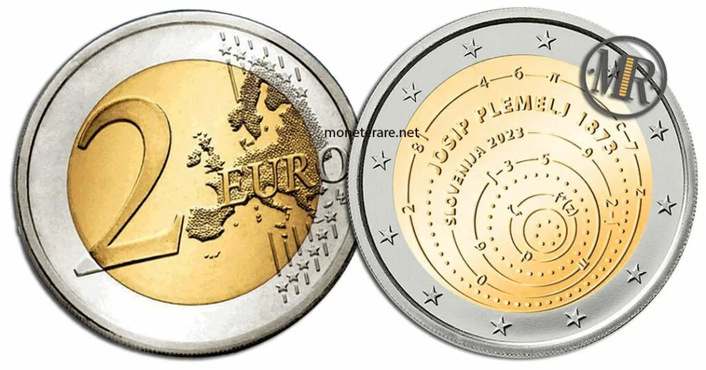 2 Euro Commemorativi Slovenia 2022 Josip Plemelj
